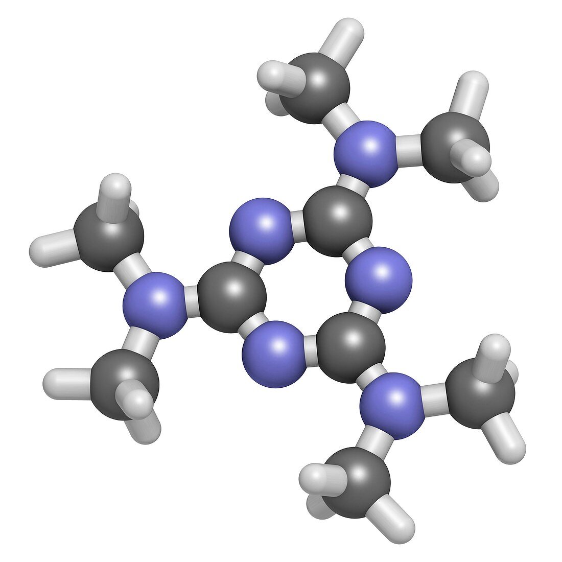 Altretamine cancer drug molecule