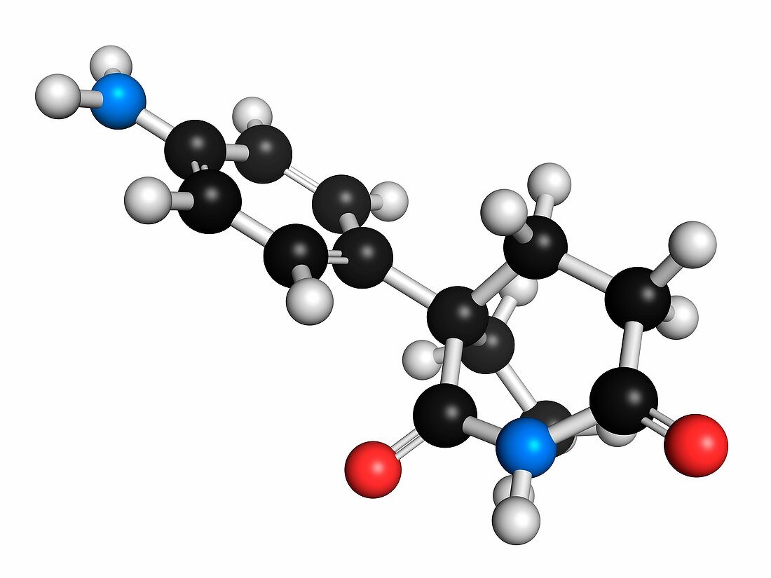 Aminoglutethimide anti-steroid molecule