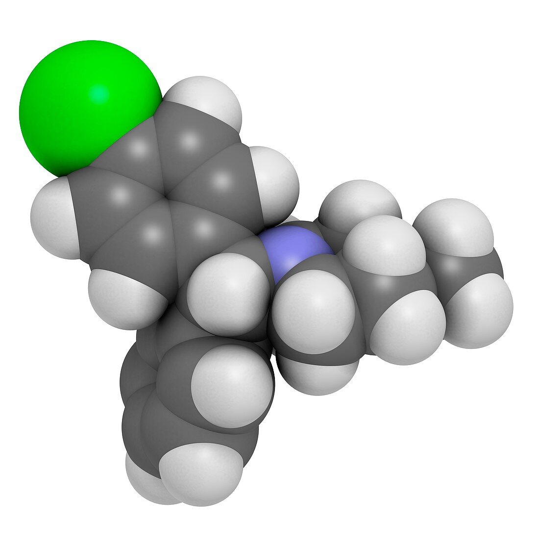 Chlorcyclizine antihistamine molecule