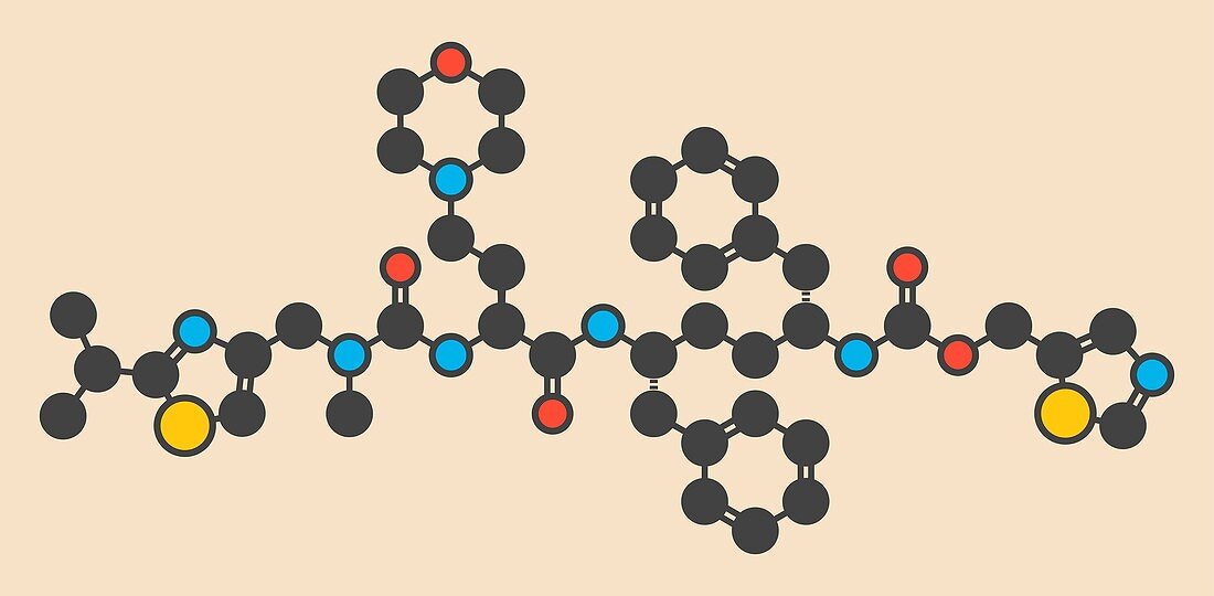 Cobicistat drug molecule