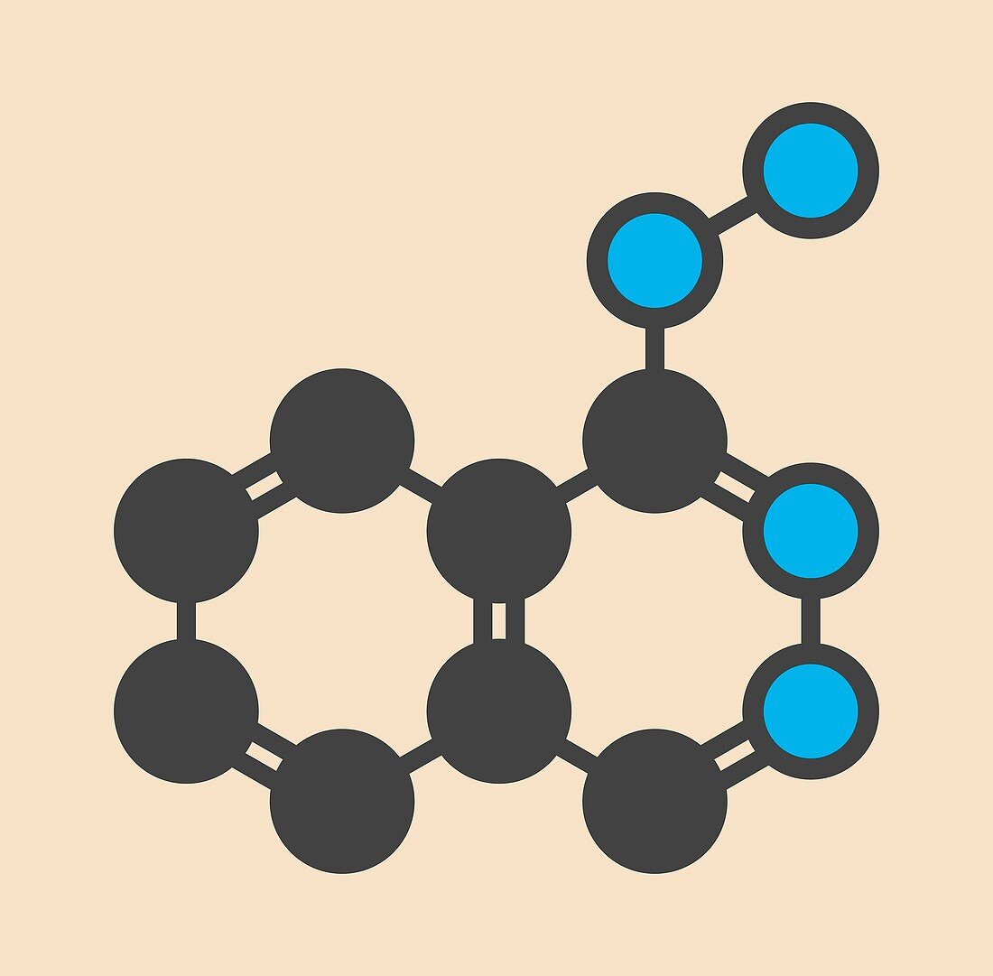 Hydralazine hypertension drug molecule