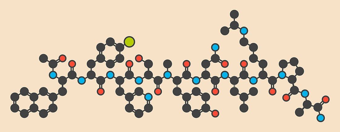 Abarelix drug molecule