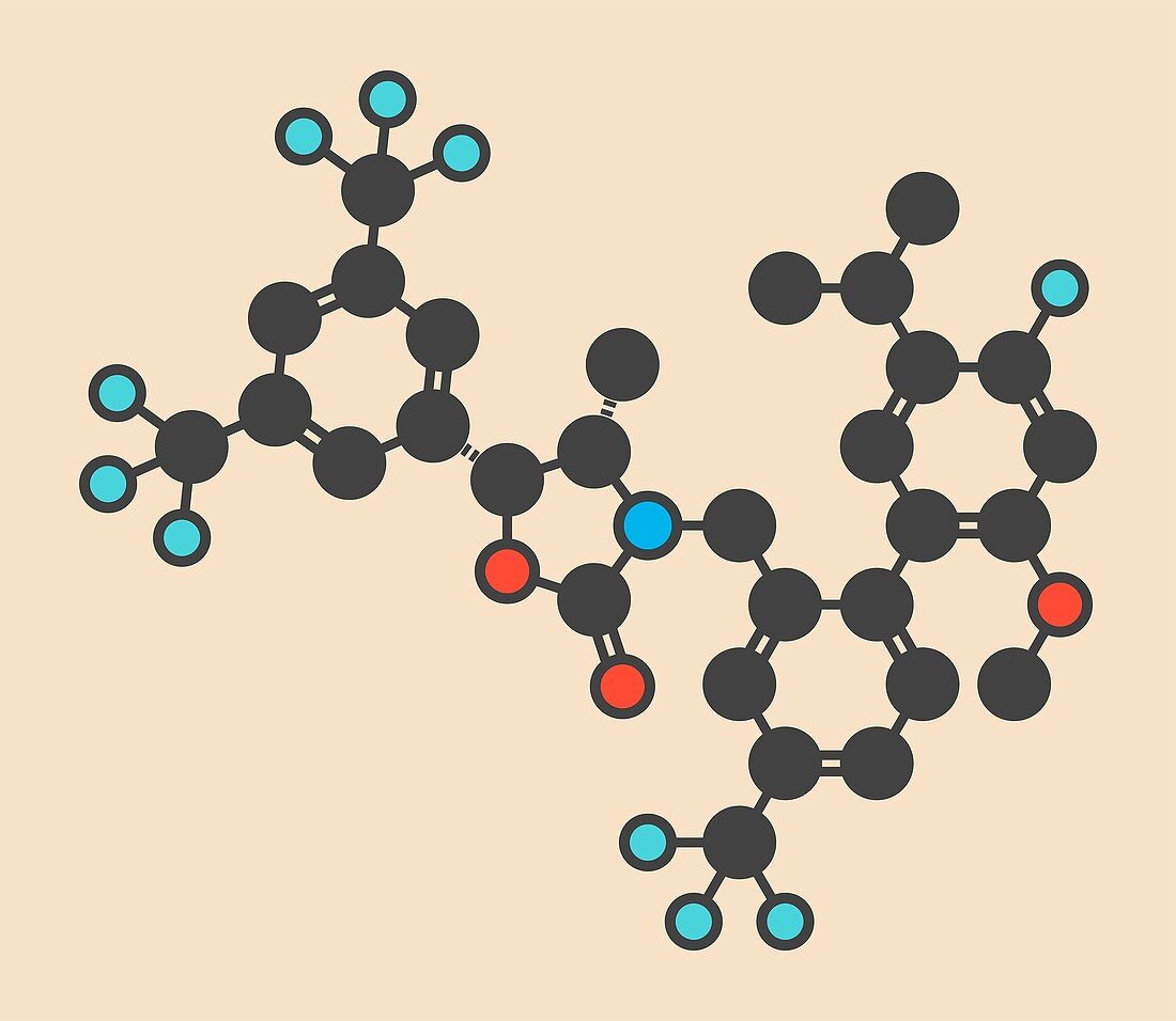 Anacetrapib drug molecule