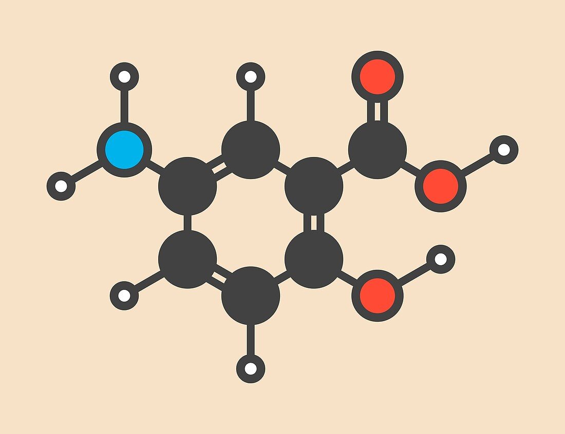 Mesalazine molecule