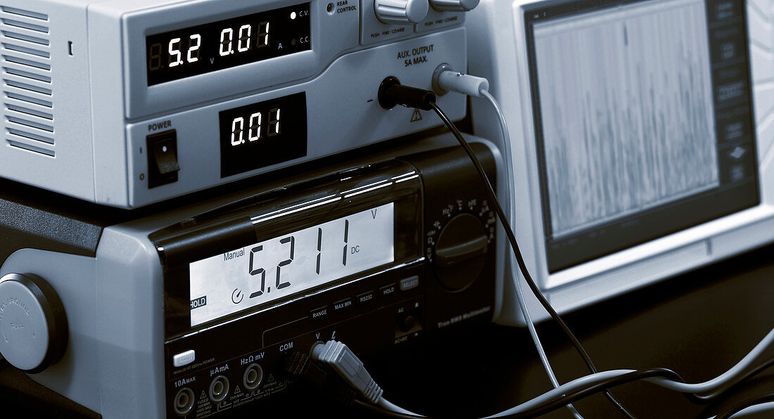 Control panel in lab