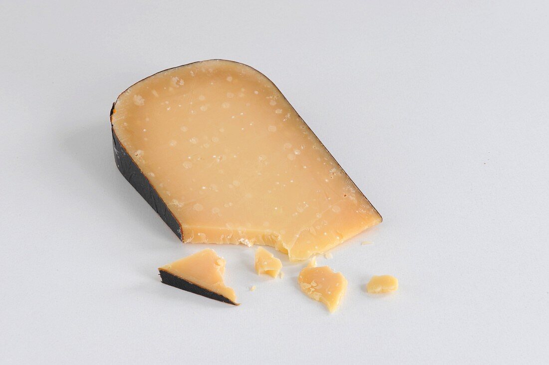 A slice of aged Gouda