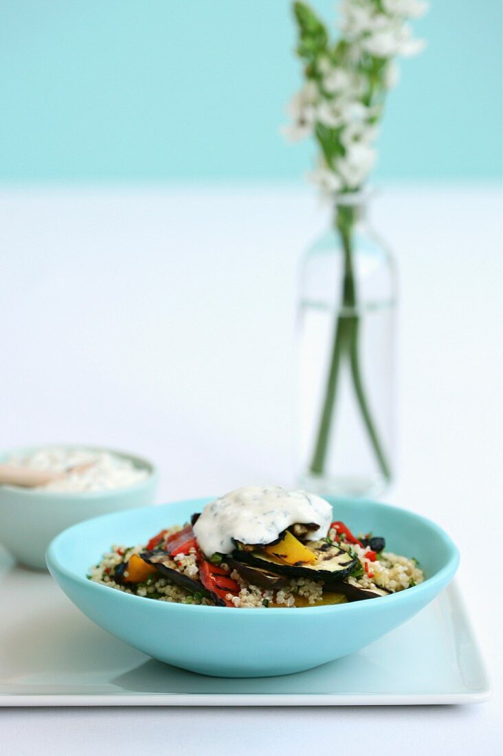 Chargilled Vegetables and Quinoa