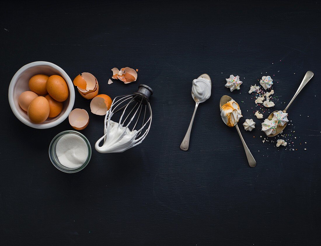 Meringue: ingredients and ready-made