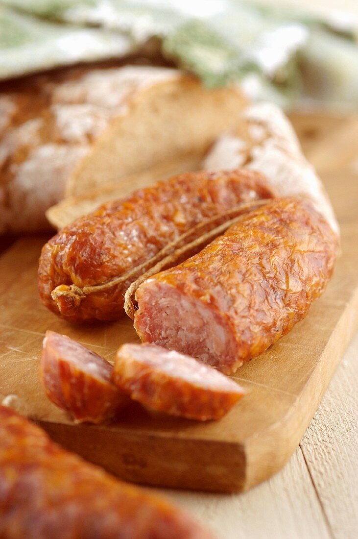 Ciuiga (sausage from Trentino, Italy)
