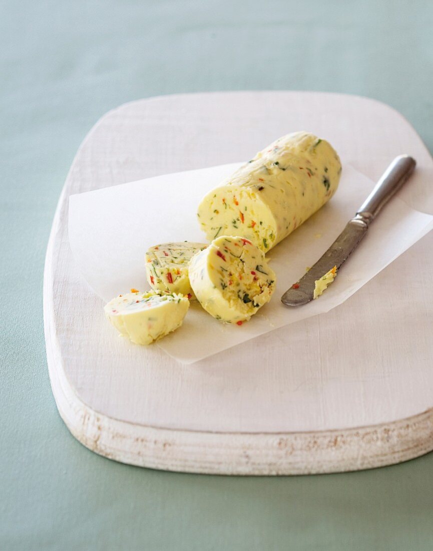 Lemon butter with chilli and coriander