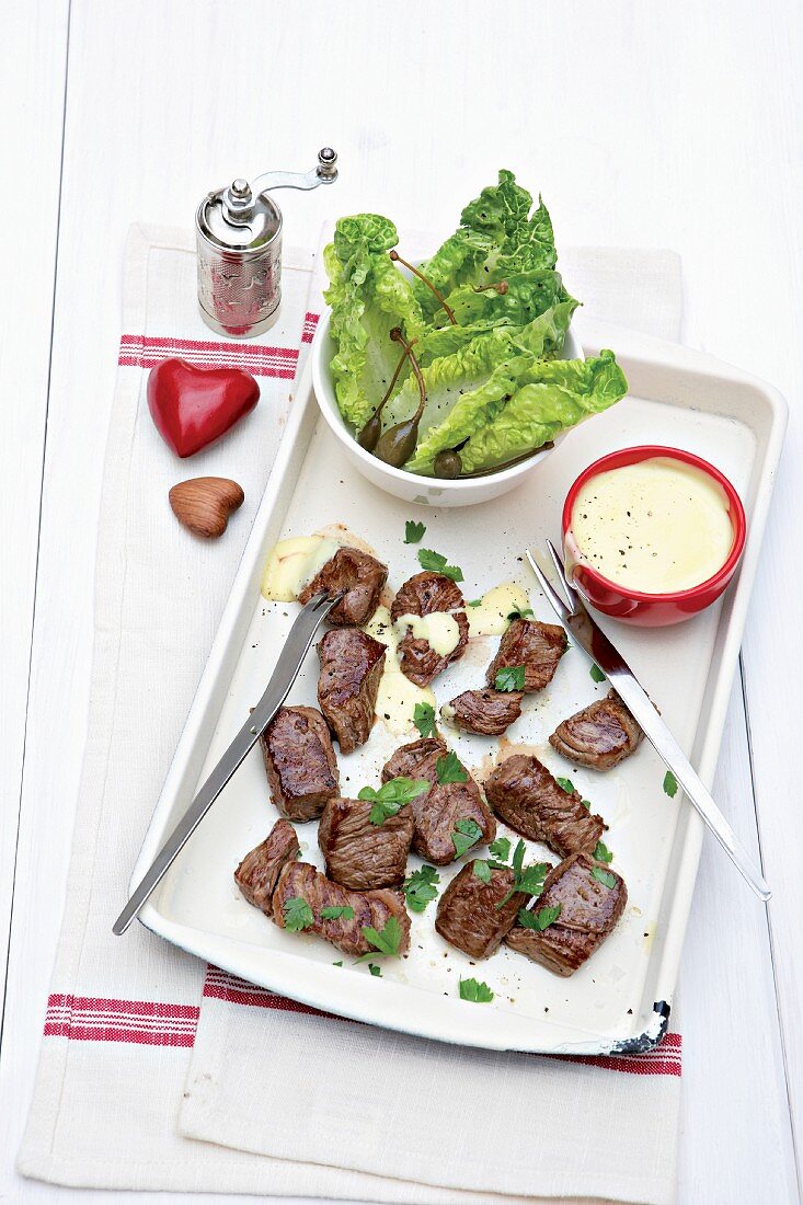 Fillet steak with Béarnaise sauce