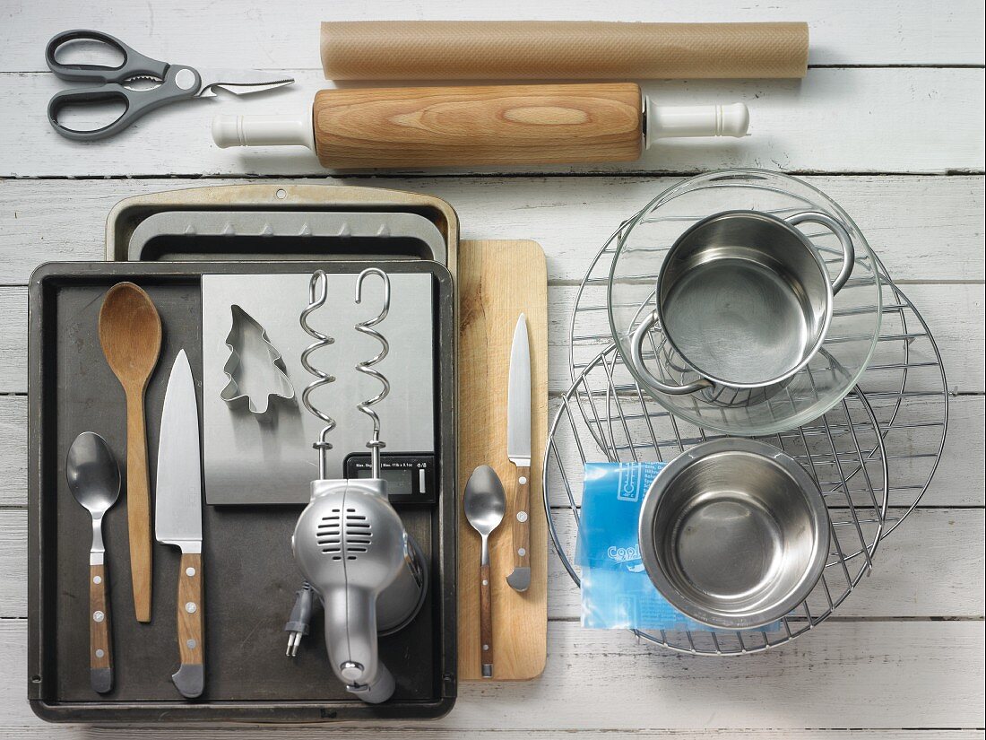 Kitchen utensils for making biscuits