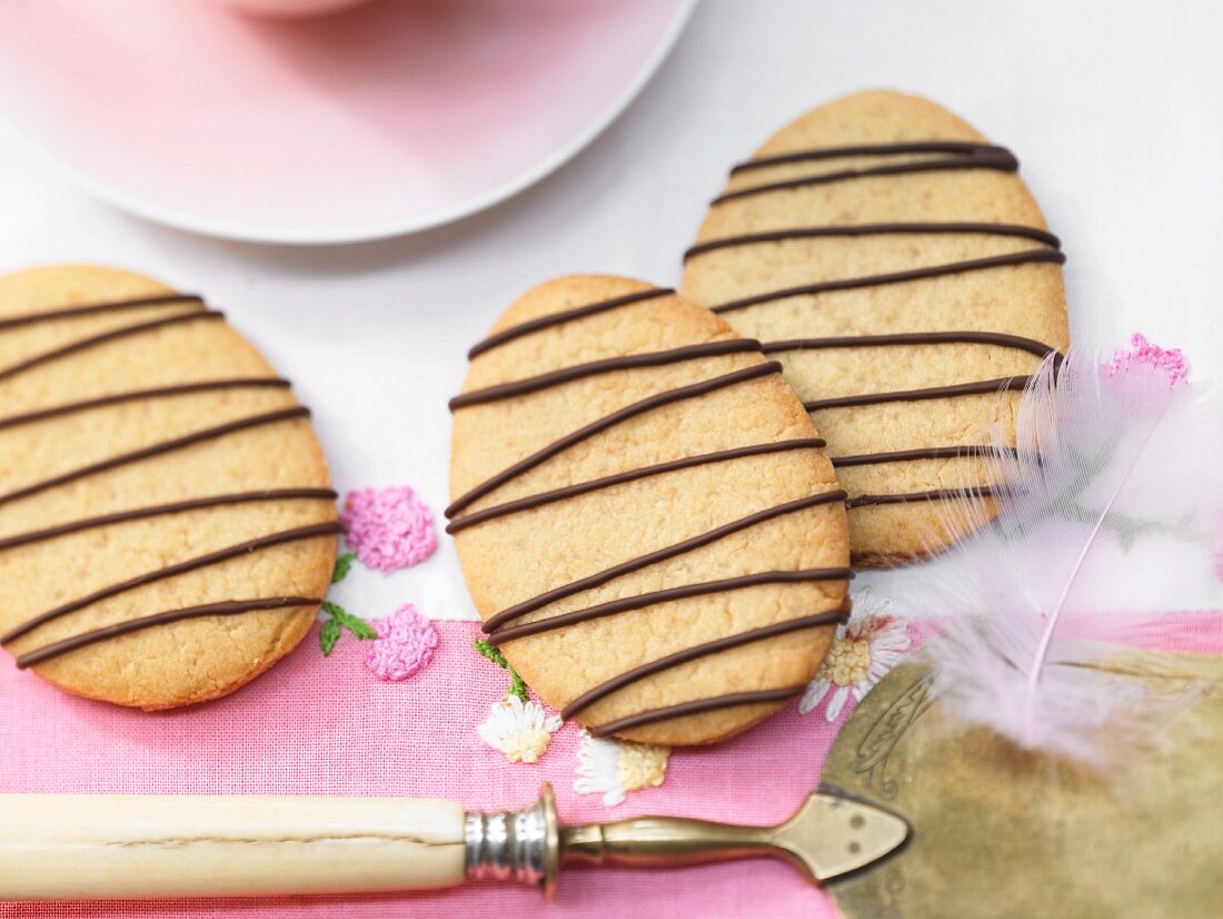 Marzipan Easter biscuits