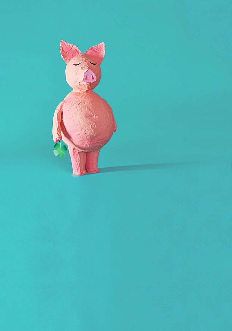 Schweinchen als Sinnbild für Glückshormone