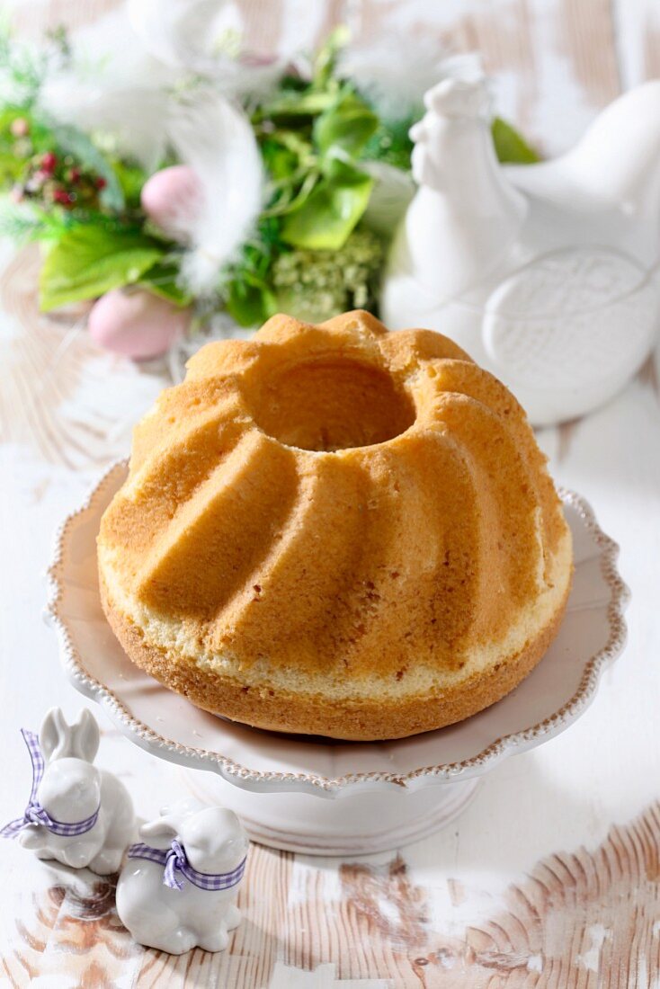 An Easter Bundt cake