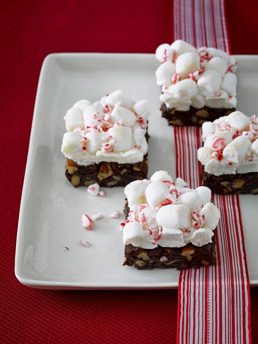 Marshmallow biscuits for Christmas