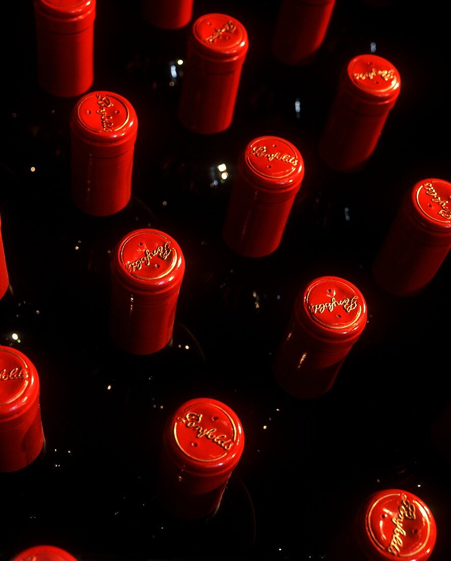 Outer seals on Penfold's bottles, Australia