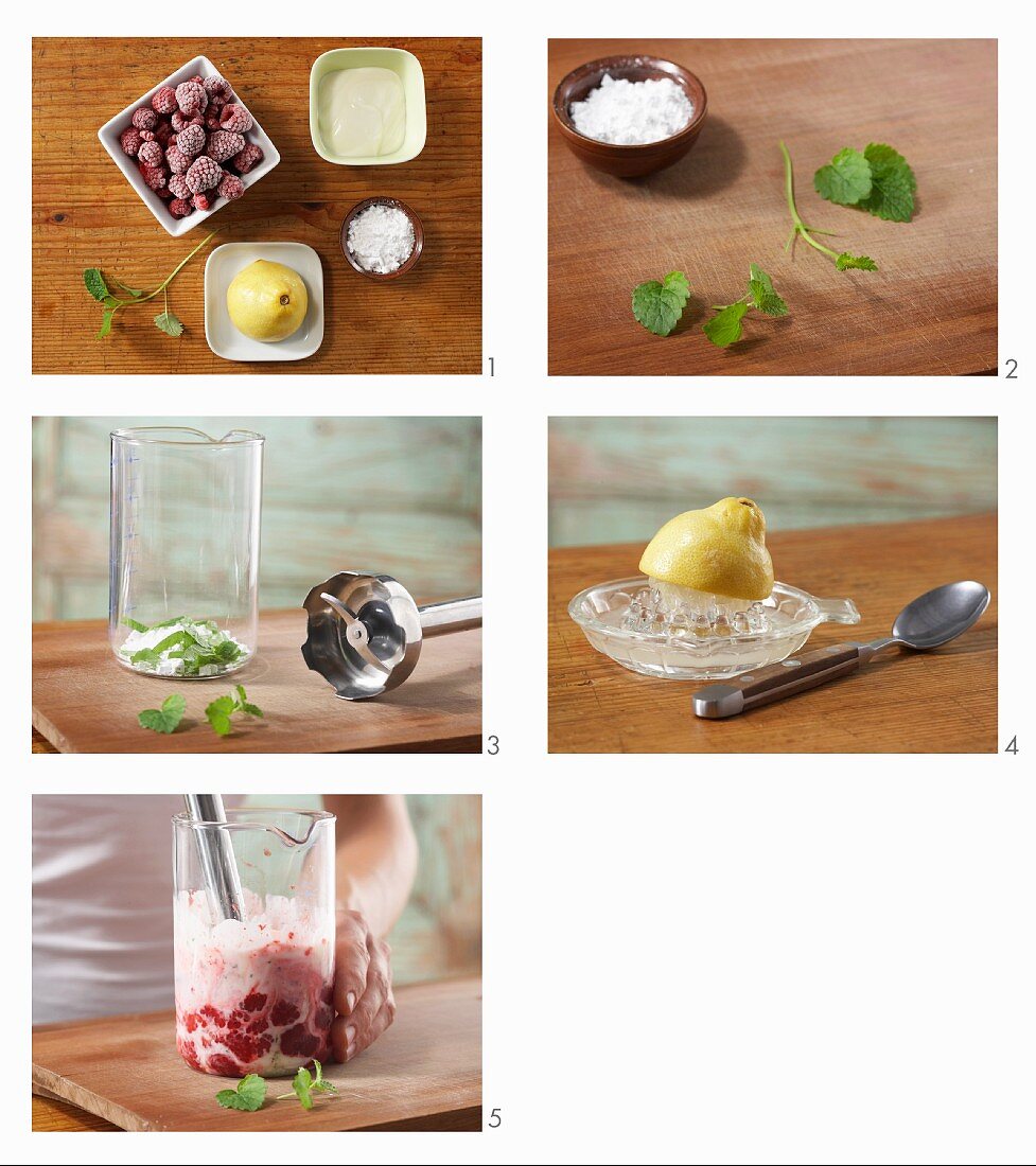 How to make raspberry & yoghurt ice cream