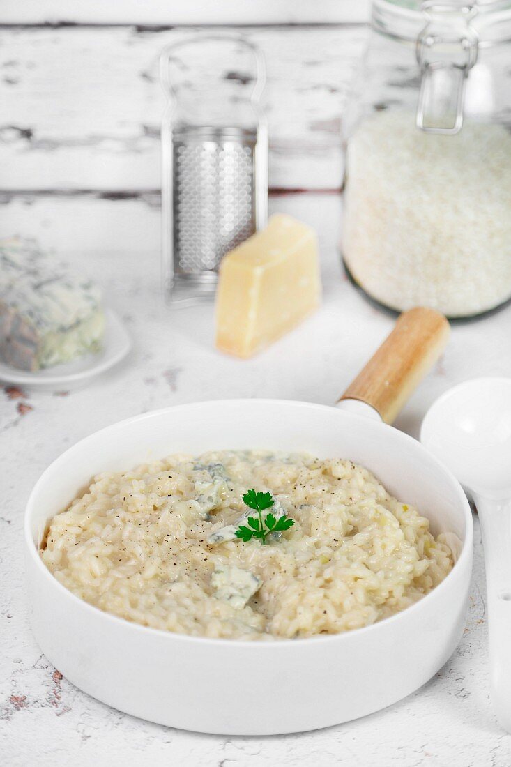 Risotto mit Gorgonzola