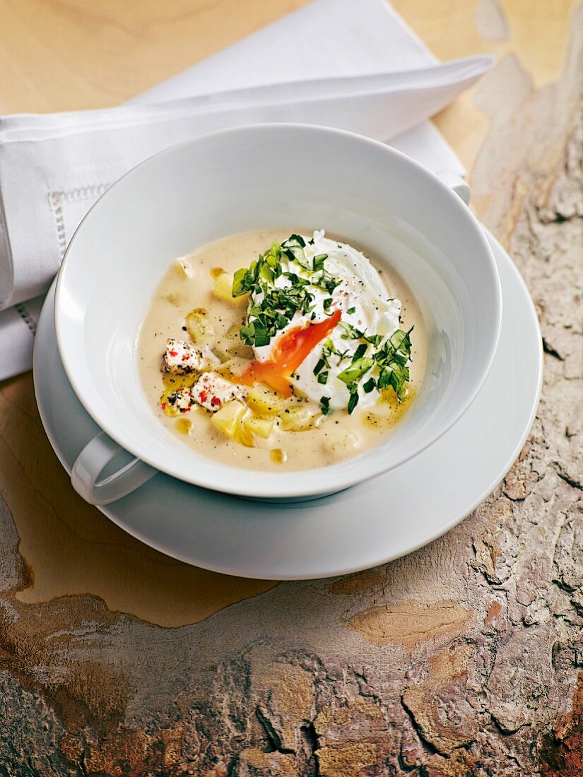 German Brennsuppe (flour-based soup)