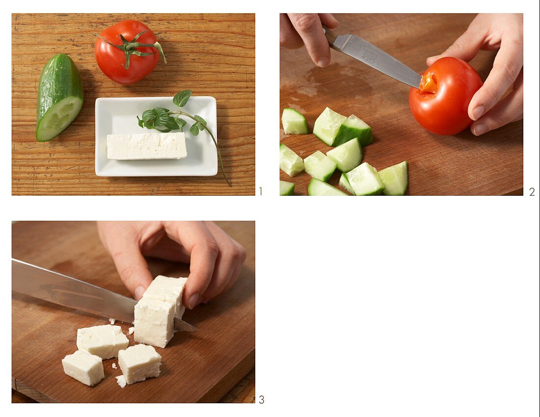 How to prepare a Turkish breakfast with sheep's cheese and fresh mint