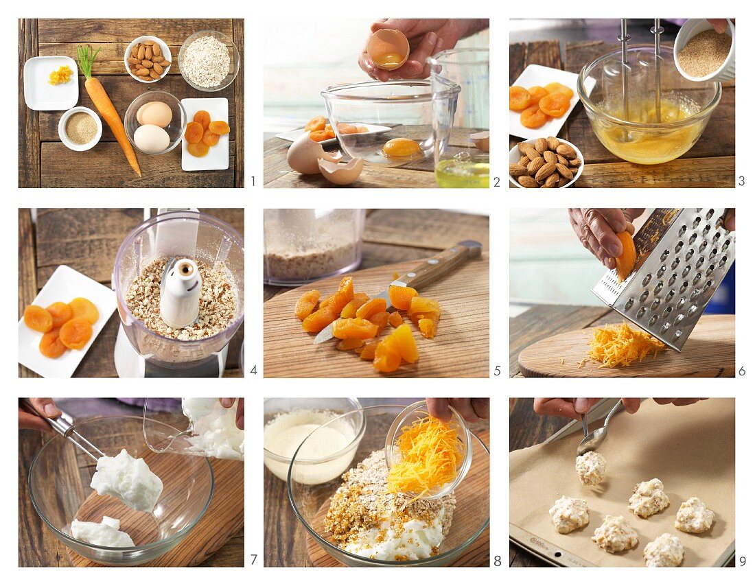 How to prepare carrot & almond macarons