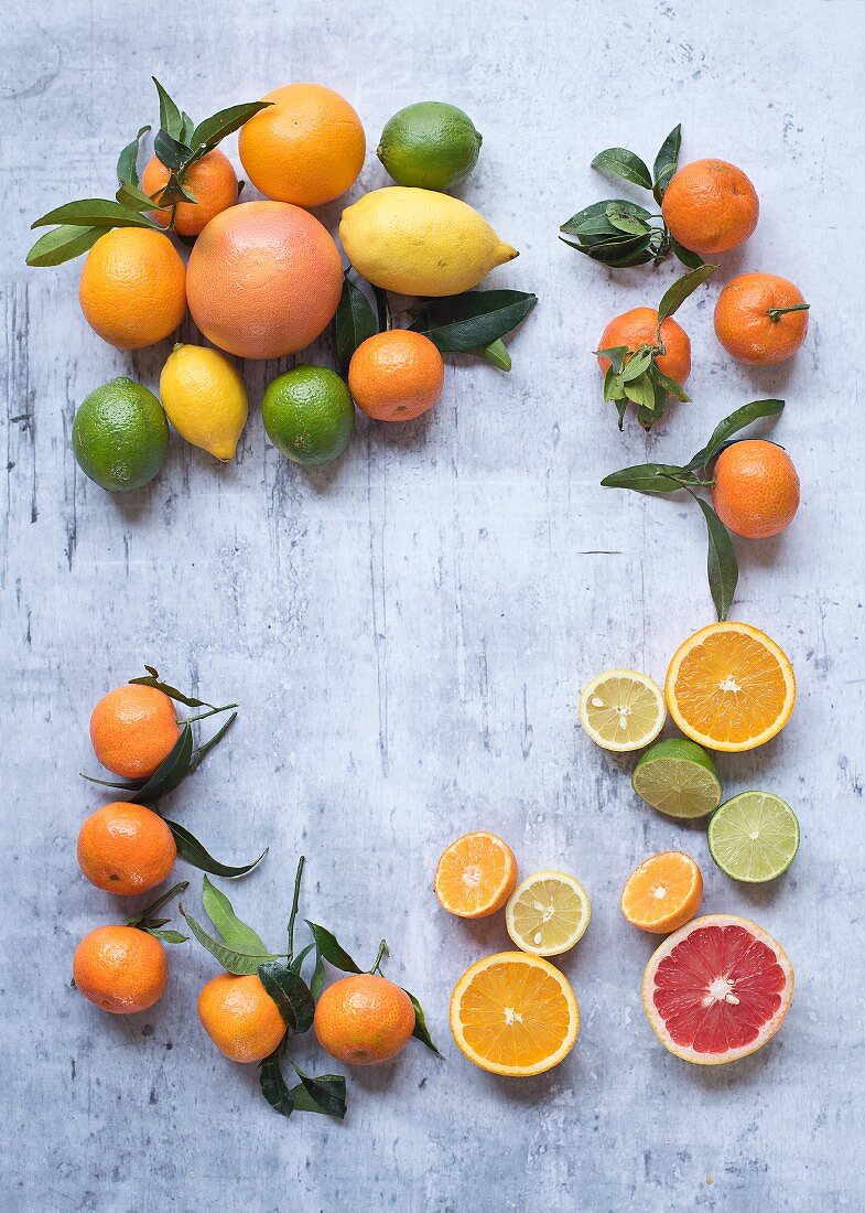 Assorted citrus fruit