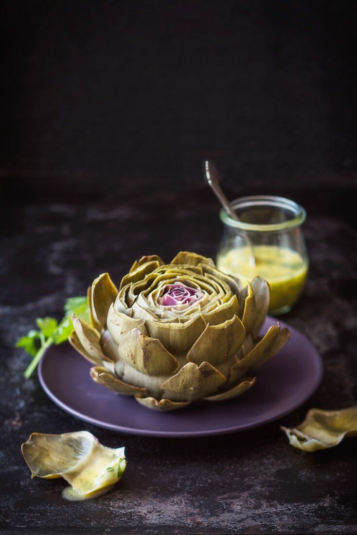 Artichoke with French dressing