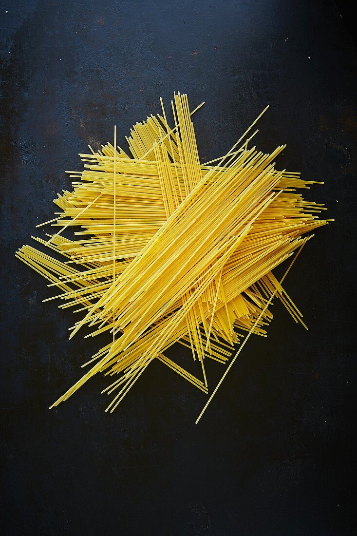 A pile of spaghetti