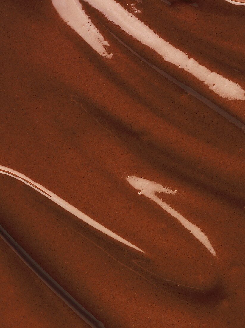 Geschmolzene Schokolade (Close Up)