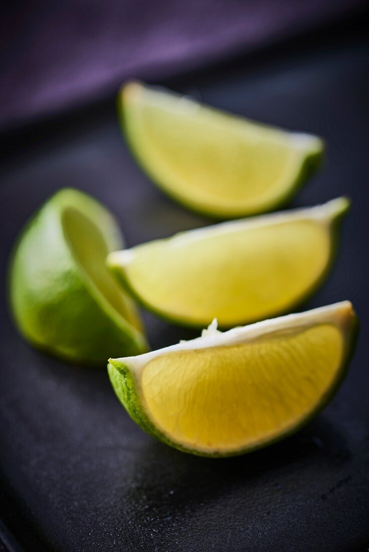 Four lime wedges