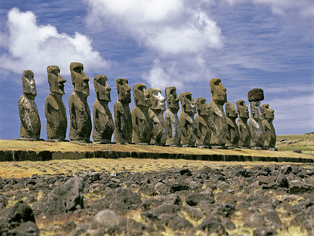 Ahu Tongariki,Easter Island,Chile