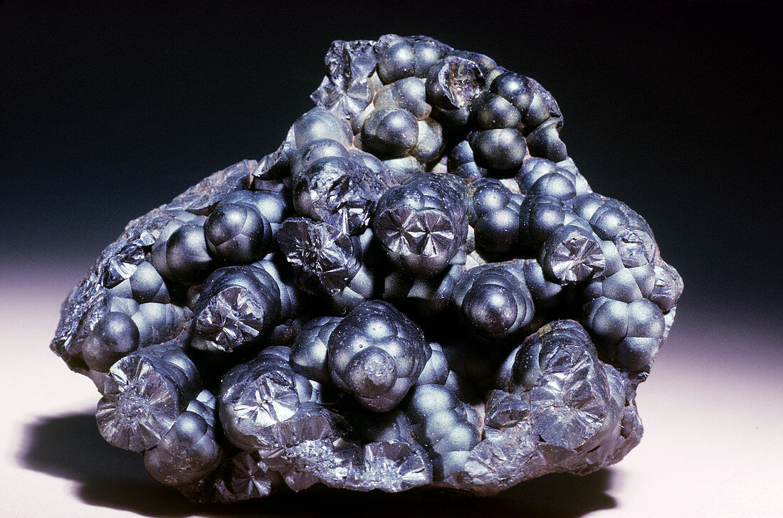 'Hematite from Lake Superior,Michigan'