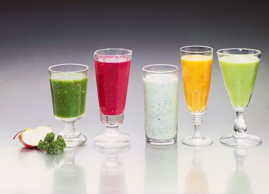 Assorted Herb Drinks and Vegetable Drinks