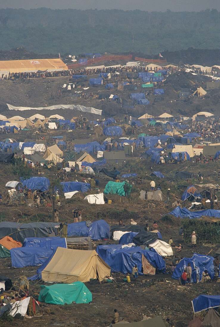 Rwandan Refugee Camp