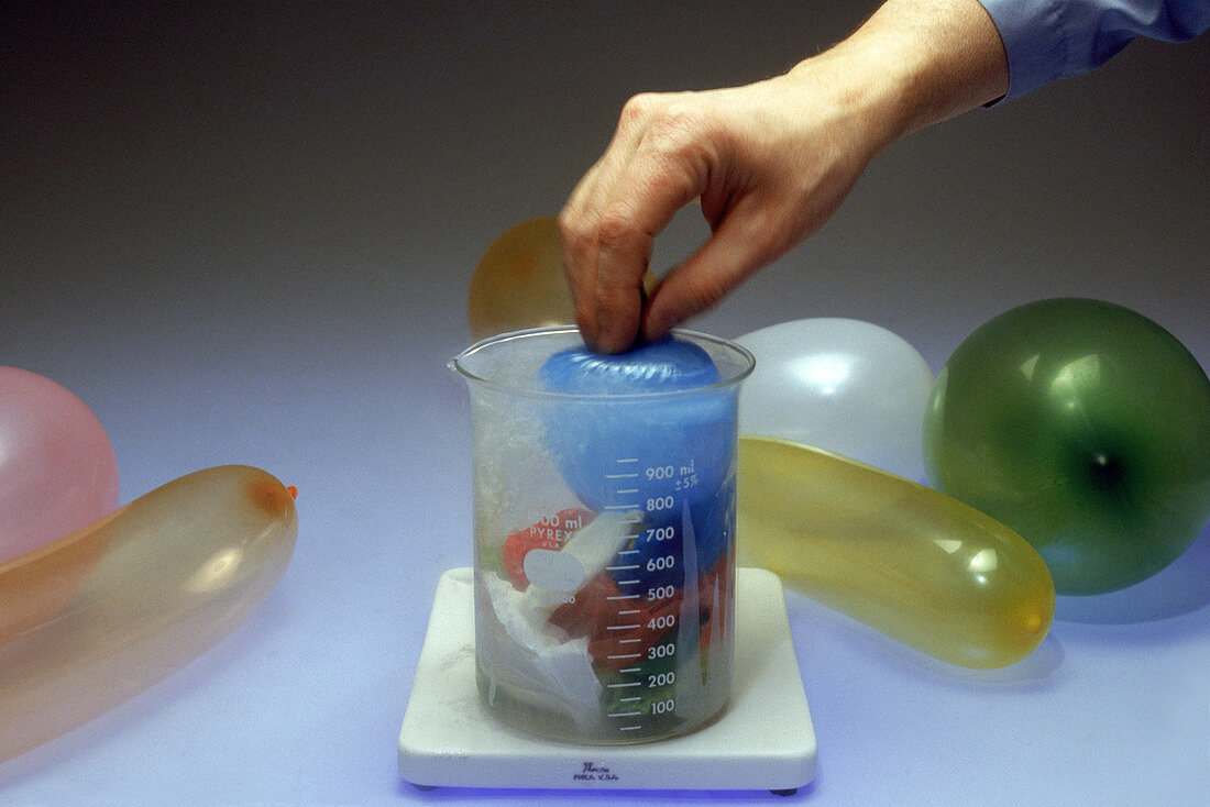 Balloons In Liquid Nitrogen