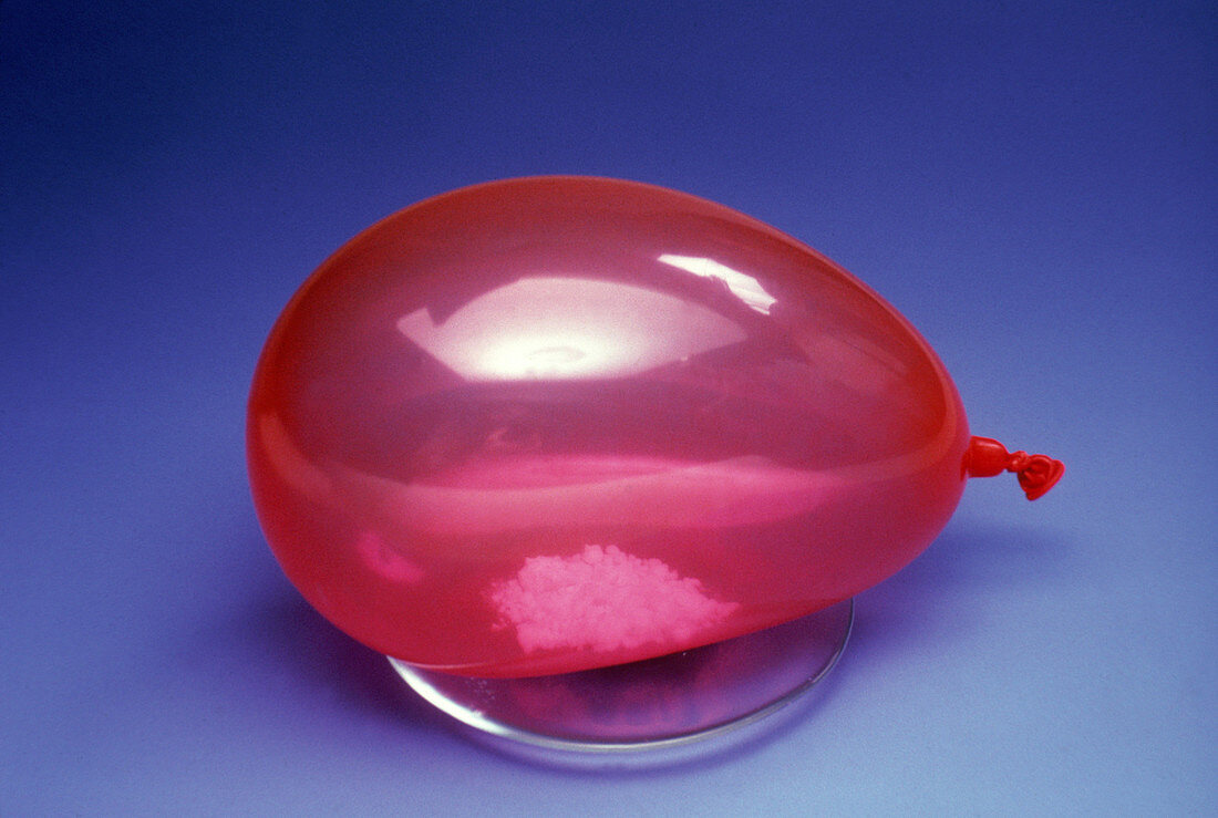 Balloon and Dry Ice