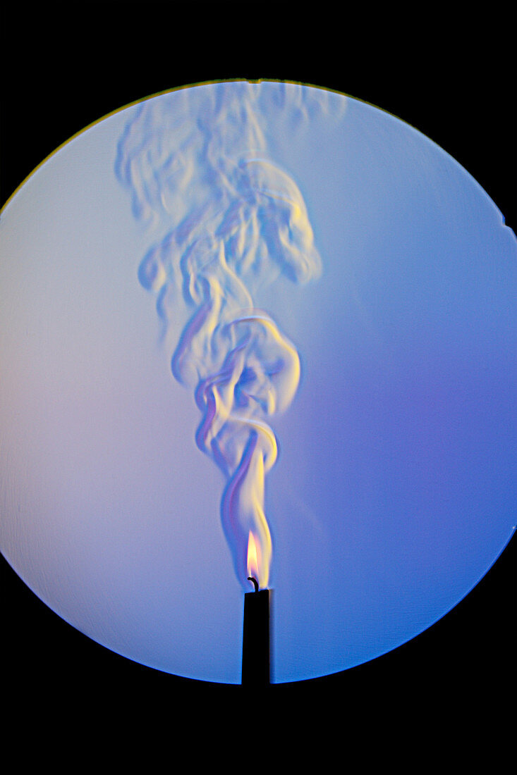 Schlieren Image of a Candle