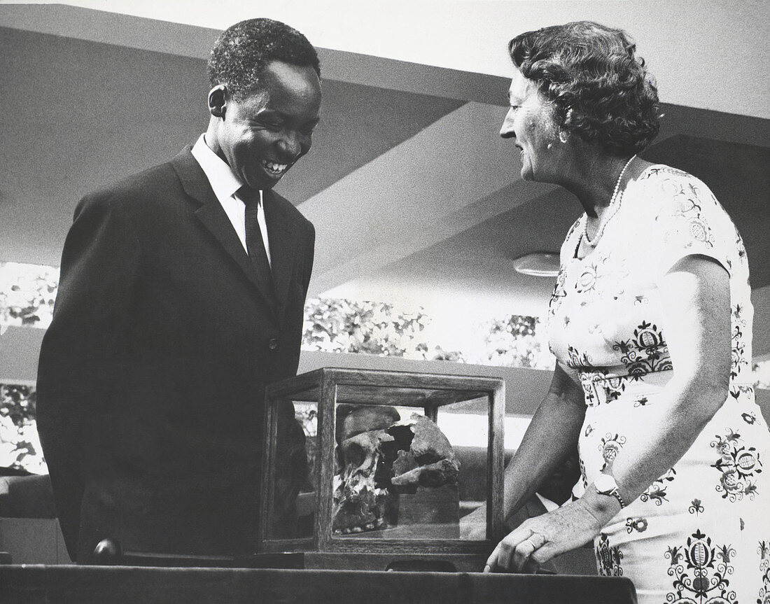 President Nyerere and Mary Leakey