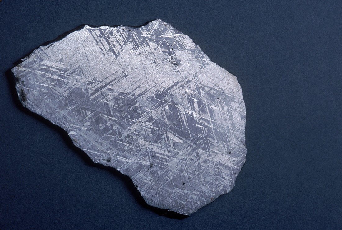 Inside of Iron-Nickel Meteorite
