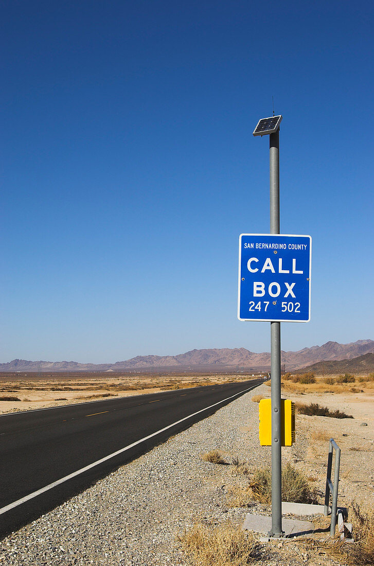 Solar-powered Call Box
