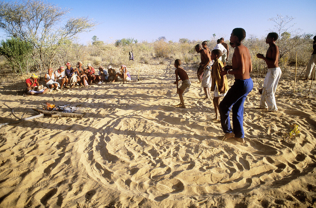 San tribe in Botswana