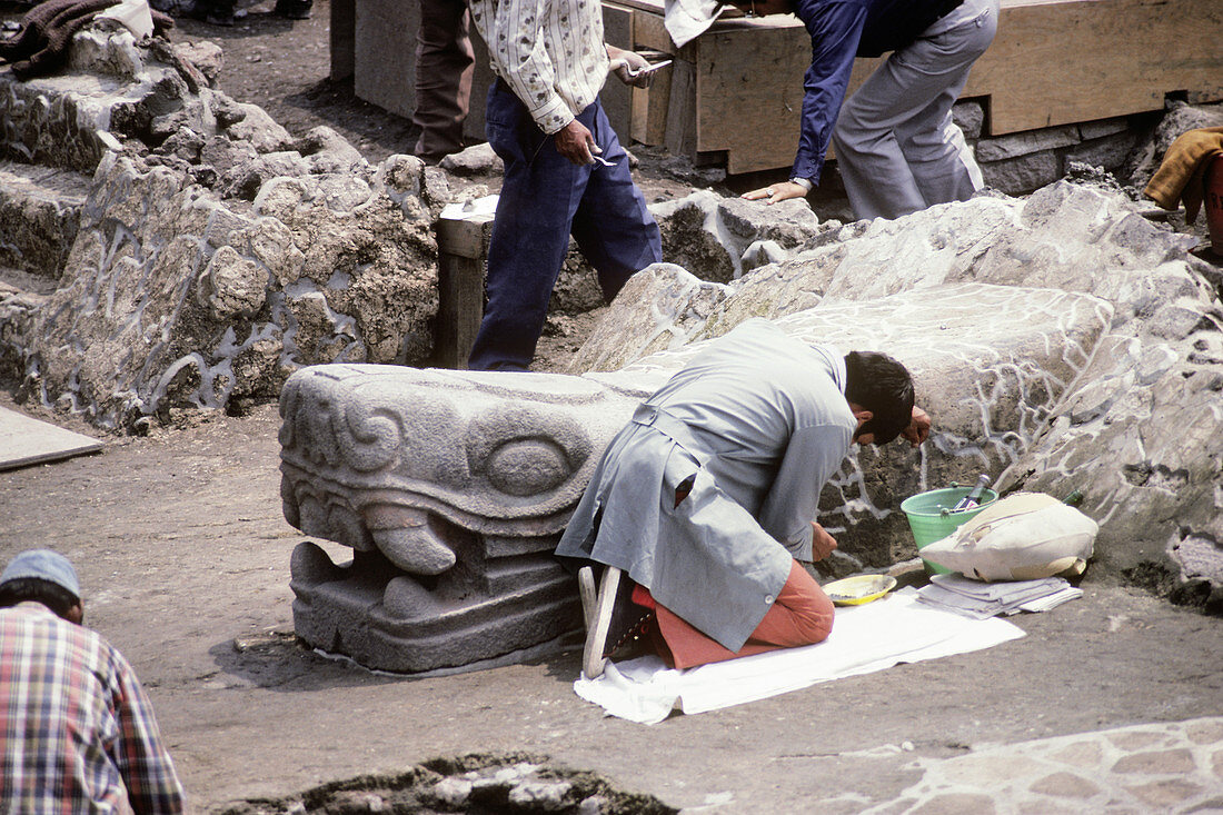 Templo Mayor Excavation,1978