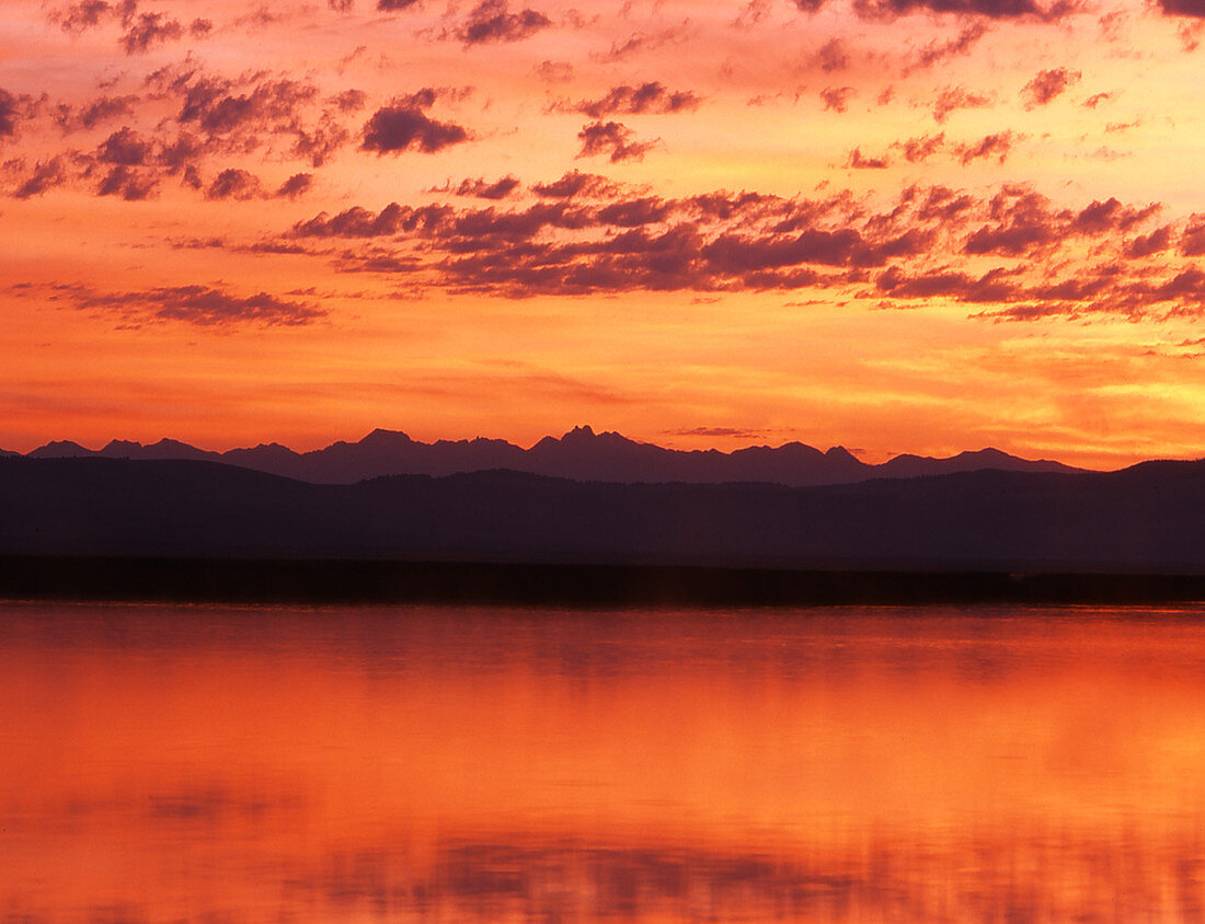 Sunrise on Lower Red Rock Lake