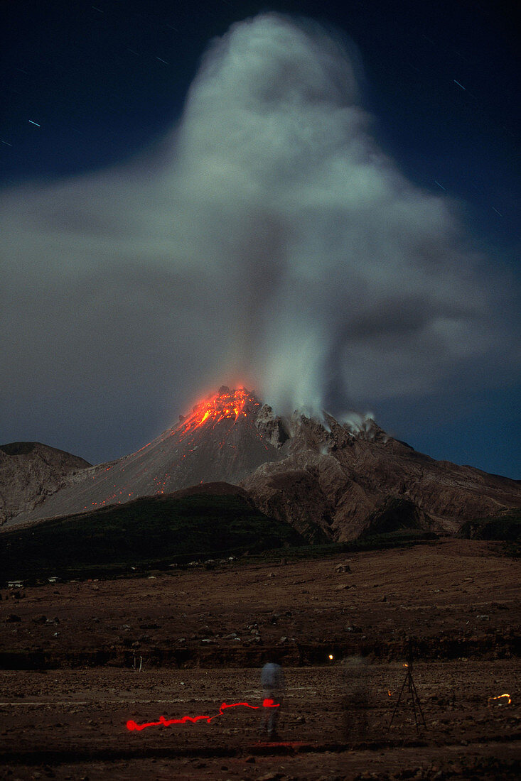 Soufriere Hills Volcano,Montserrat