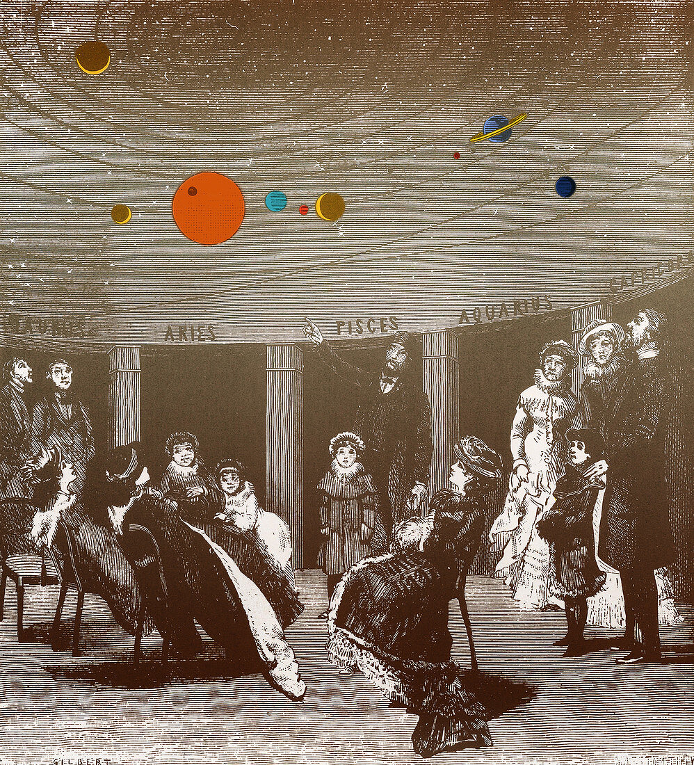 Perini's planetarium,1880