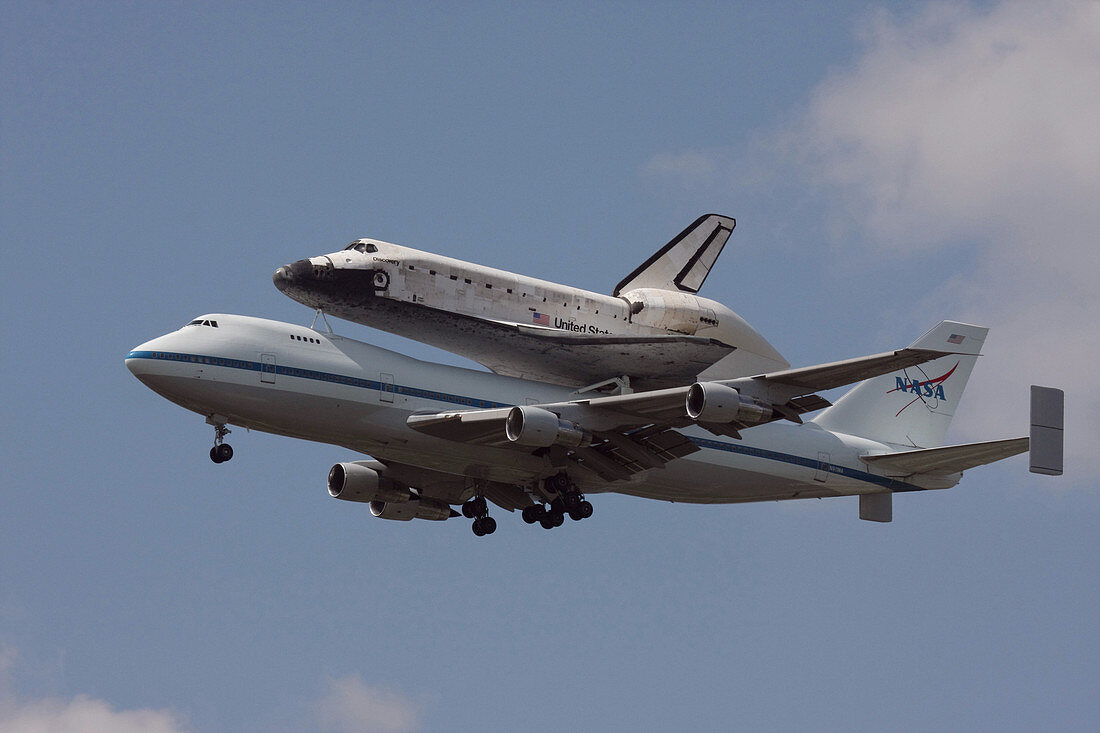 Boeing 747 Shuttle Carrier,Discovery