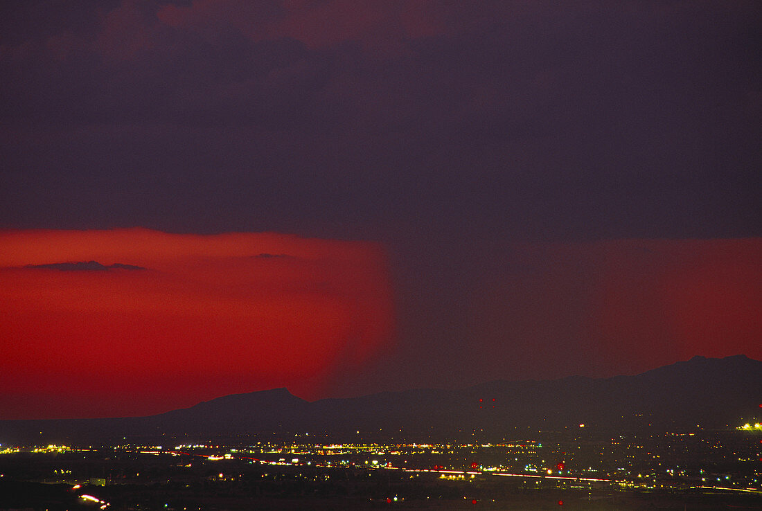 Cumulonimbus Cloud at Sunset