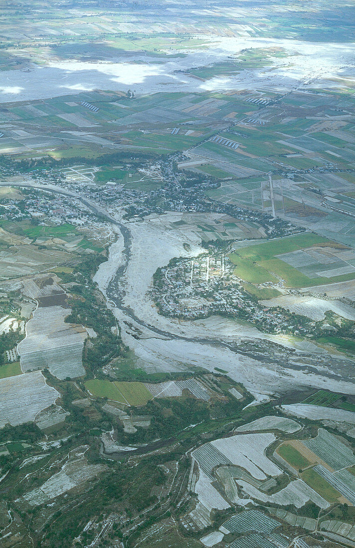 Mount Pinatubo mudflow