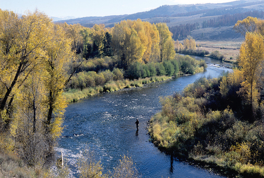 Anglers fishing Colorado River